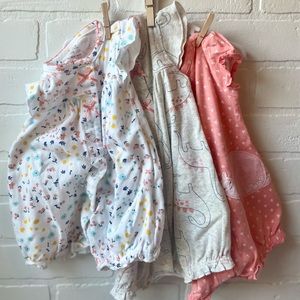 3 pack Baby Romper Carter’s 0-3 mo